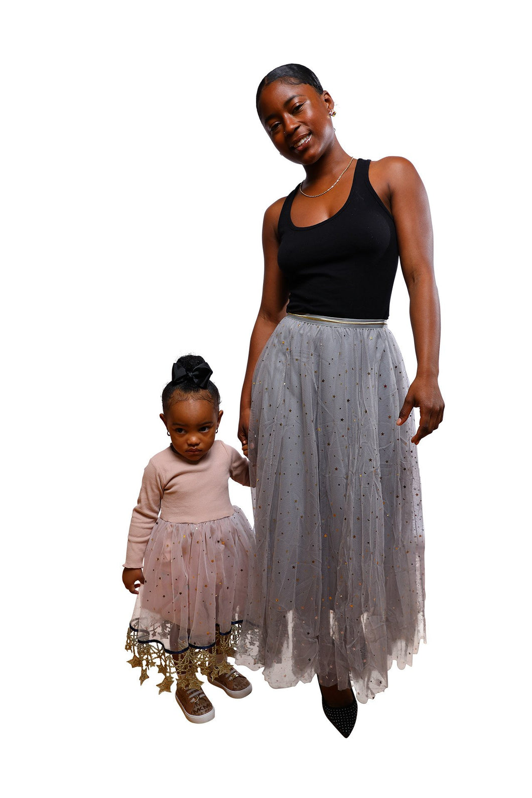 (Mom & Me) Daughter’s Star Tulle Dress