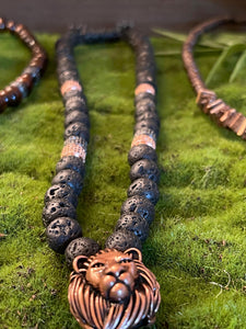 PRE-ORDER (LION KING (Black) (Men’s) Necklace