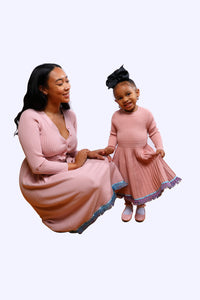 (Mom & Me) Mother’s Knit Sweater Dress