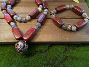 Neck & Wrist (MEN’S) Ornament Cherry Wood Set