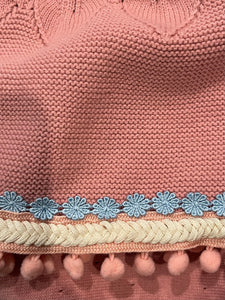 Knit Pink (GIRLS)Skirt & Sweater Set