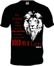 Load image into Gallery viewer, PRE-ORDER (BOLD AS LION) (Men’s) T-SHIRT