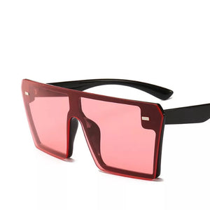 Two Toned Large Square sunglasses
