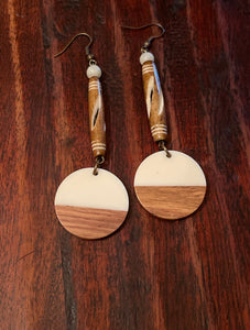 Wild Resin (Wood & Resin) Earrings