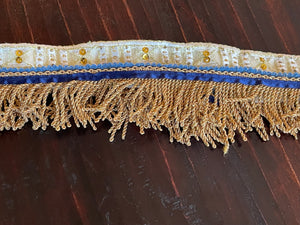 Fringe Belt Cream & Gold Rope (Women’s)