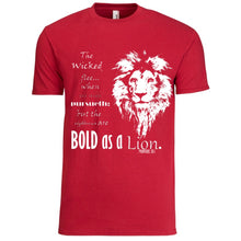 Load image into Gallery viewer, BOLD AS LION (Men’s) T-SHIRT